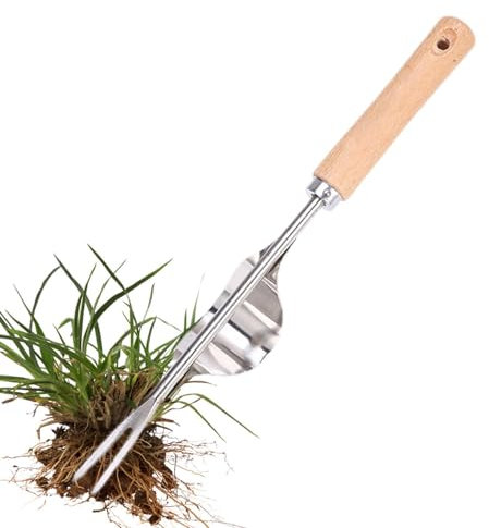 Générique Désherbeur Manuel, Jardinière Manuelle, Outil de Désherbage en Acier Inoxydable, Outil de Désherbage Manuel, pour Creuser, Sarcler, Détacher, Cadeaux pour Jardiniers et Jardinières