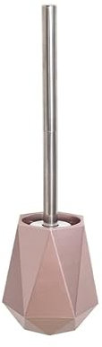 Silicone Toilet Brush with WallMounted Holder Nordic Design Toilet Cleaner Brush for Bathroom Cleaning Rose Gold Toilet Brush and Holder Set