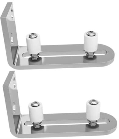 OSALADI Bodenführung Für Scheunentore Schiebetür-bodenführung 2 Stück Edelstahl-türrolltorbeschläge Für Scheunentore