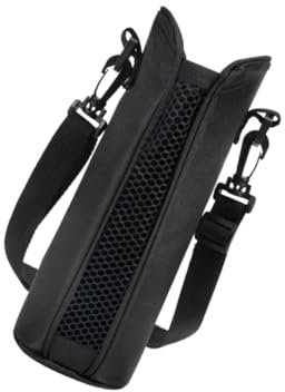 WESIEVYA Cubierta De Botella Aislante De Oxford Ajustable Funda Térmica Para Tazas y Botellas Para Camping y Negro