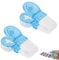 keyxer Lot de 2 extracteurs de comprimés - Ouvre-pilules portables - boite medicaments rangement - Mini pilulier portable avec boîte à pilules facile et portable - boite pour medicament