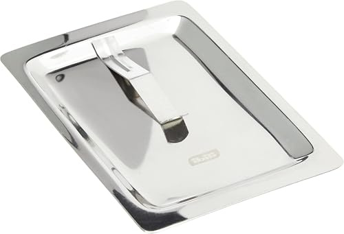 Ibili Bandeja Cambios INOX BISTROT 17x10,50 CM, Stainless Steel, Plata, 17.5 x 12 x 5 cm (Paquete de 6)