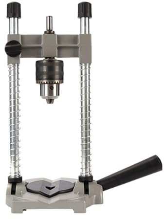 Drill Manual Stand | Press Electric Drill Positioning Guide Bracket | 45 Degree Adjustable Drilling Supplies for Angled Ceilings, Transform Your Drilling Accuracy with Our Slats and Walls
