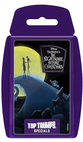 Top Trumps Nightmare Before Christmas Educational travel game Play with friends Travel Companion makes a great gift for ages 6 plus