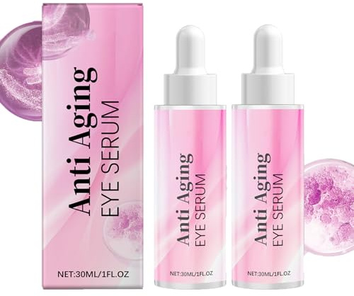 Firming Eye Cream for Crow’S Feet, Black Circles & Puffiness, Deeply Hydrating & Anti-Aging, Nourishing Eye Cream, Eye Brightener, Reduce Eye Bags and Wrinkles, Tightening Delicate Skin (2pcs)