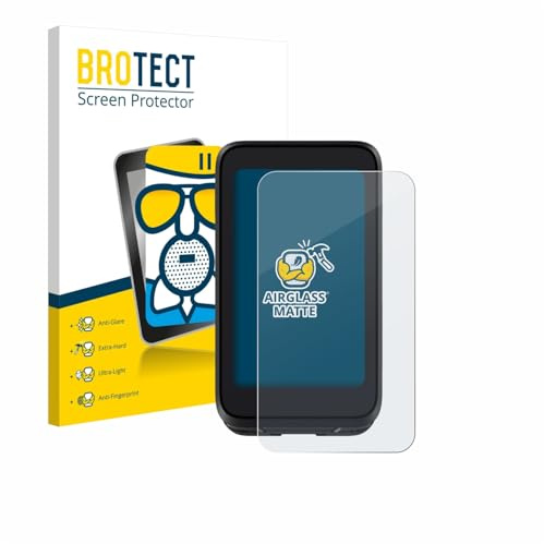 BROTECT Schutzglas für iGPSPORT BiNavi Air | Entspiegelnder Displayschutz Made in Germany Schutzfolie Glas Matt Anti-Reflex Kratzfest 9H Anti-Fingerprint Einfache Montage