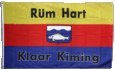 Flagge Deutschland Nordfriesland Rüm Hart klaar Kiming - 90 x 150 cm