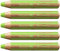 STABILO - Buntstift, Wasserfarbe & Wachsmalkreide - woody 3 in 1-5er Pack - hellgrün