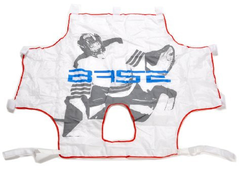 Base Unisex – Erwachsene Torwand 54 Zoll Streethockey Tor, weiß, Maße 137 x 112 x 66 cm