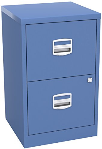 Bisley Home Filer A4 672x413x400mm Metal Filing Cabinet - Blue