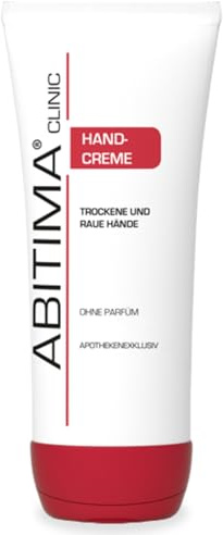 ABITIMA CLINIC Handcreme 100 ml - bei trockenen und rauen Händen, feuchtigkeitsspendend, zieht schnell ein ohne fettiges Hautgefühl, mit Vitamin E, Avocadoöl & Lanolin