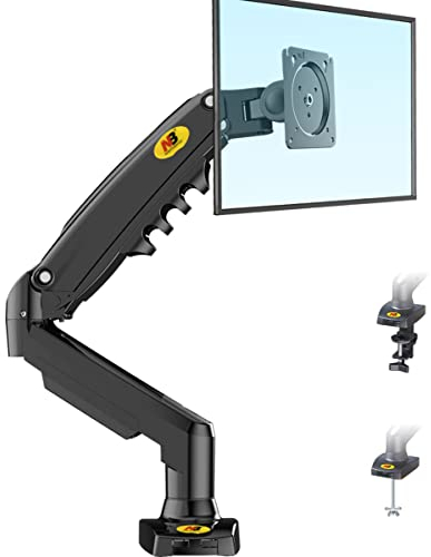 NB North Bayou Monitor Arm Desk Mount for 17-30 Inch Computer Screens, Monitor Mount Load Max 9 kg VESA 75 & 100 mm F80
