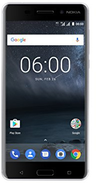 Nokia 6 Dual SIM Smartphone Version 2017 (13,9 cm (5,5 Zoll), 32GB, 16 Megapixel Kamera, Android 7.0) Silber-weiß
