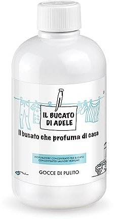 IL BUCATO DI ADELE il bucato che profuma di casa | Profumatore Bucato Lavatrice, Fragranza Gocce di Pulito, Formato 500 ml