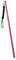 D DOLITY Aluminium Riffstab Taucher Zeigestab mit 34 cm Spiralverlängerung bis 65cm Karabinerhaken für Tauchen Schnorcheln Unterwasser Sport - Rose Rot
