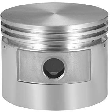 sourcing map Air Compressor Engine Piston Aluminum Alloy 80mm Dia 62mm Height with 15mm Bore