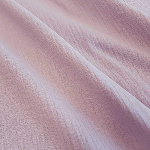 Stoff Meterware Baumwolle Musselin rosa pastell uni Mulltuch Kleiderstoff Double Gauze Windeltuch Spucktuch Meterpreis
