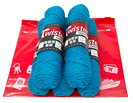 Haekelgarn Baumwollgarn Stricken Haekeln Basteln 5x50g Fb.69 smaragt inkl.Zippbeutel
