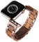 LAiMER - Cinturino in legno compatibile con Apple Watch 42/44/45/49mm - Series 1-8/SE/Ultra - Cinturino di ricambio variabile - materiali traspiranti e naturali
