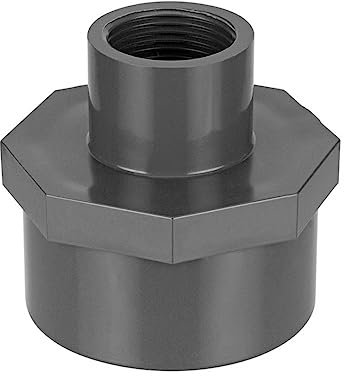 REKUBIK PVC-U Reduziermuffe 2X Innengewinde Größe 3 IG x 2 IG