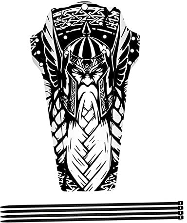 Perfeclan MTB Fahrrad Schutzblech -/Hinterreifen Rad Schutzbleche Mountainbike Fahrrad Fahrrad Fixed Gear Schutzblech Ersatzteile mit Krawatten, Krieger