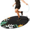 Flowort Jump Rope Mat Large Rubber Exercise Mat Indoor Outdoor Shock Absorbing Mat Non-Slip Oval Design for Floor & Rope Protection, Workout Mats for Home Gym Flooring(Green)