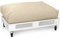 Spatium Jumbo XXL Palettenkissen Set abnehmbar Bezug wasserdicht gesteppt Palettenpolster Palettenauflage Palettensofa (Beige, Sitzkissen 120x60x20)