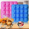 Set mit 5,2 Stück Silikonformen für Welpen, Hundepfoten, 16 Mulden, 3 Stück Edelstahl-Knochen-Ausstechformen, für Schokolade, Süßigkeiten, Gelee, Eiswürfel, Hundeleckerlis.