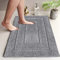 DUNSOO Tapis de Bain, Doux et Confortable Tapis de Bain Antiderapant, Eau Super Absorbante Tapis de Douche, Lavable en Machine