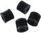 BCZAMD Bambo Lab X1 P1P 3D Drucker Universal Gummifüße Pad: 10.3g Schwarz Stoßdämpfende Anti-Rutsch Geräuschreduzierung Matte - Durable Reduce Vibration Verschleißfestes Zubehör 4pcs