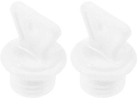Ipetboom 2 Stück Wärmflaschen Verschluss Ersatz Wärmflaschen Gummi Stecker Wasserbeutel Stopper Gewinde Ø 22.5 Mm Ersatzteile Weiß