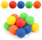 PEUTIER 15st Kniehockeybälle, Hockeybälle Mini Hockey Bälle für Kinder Indoor Hockey Floorbälle Bunt Weiche Schaumstoffbälle Sport Mehrere Farben für Mini Schlägernetze Party, 5cm