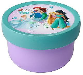 Mepal - Obstbox Campus - Snackbox für Kinder - Spülmaschinen- und mikrowellenfest - BPA-frei - 300 ml - Disney Princess