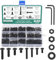 Faankiton 840 STK Senkkopfschrauben Schrauben und Muttern Set, Innensechskant Sechskantschrauben Muttern Set, M3 M4 Senkkopfschrauben Muttern und Unterlegscheiben Set, Flachkopf Maschinenschrauben