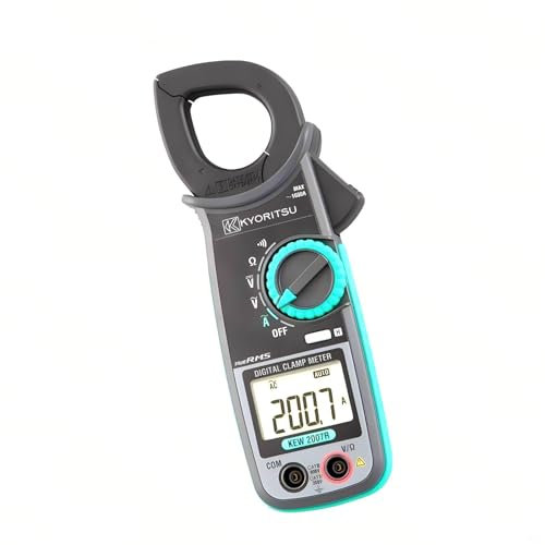 Japan Quality KYORITSU Digital Clamp Meters 1000A Auto-ranging Multimeter KEW 2007R 2117R 2127R High Precision 0.01A Current Pliers Ammeter Voltmeter Resistance Frequency Tester(2007R)
