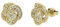 Ted Baker Florine Crystal Flower Stud Earrings For Women (Gold/Crystal)