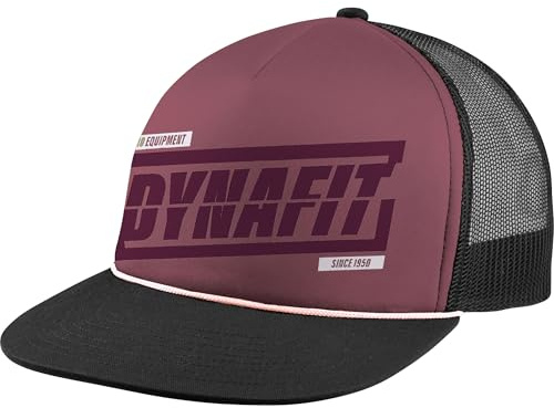 DYNAFIT Unisex Graphic Trucker Cap, Dark rose-7770 Tabloid, ONE Size