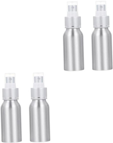 Beatifufu 4 Stück Bitter-sprühflasche Mini Köln Tragbarer Martini Herr Sprühnebelflasche Für Haare Japanische Bitter Dasher Kaffeespender Herr Flasche Lieferungen Silver Aluminium