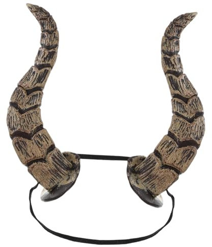 LIFKOME Dämon Cosplay 3st Horn-stirnband Für Cosplay Teufelshörner Halloween Kopfschmuck Halloween Party Dekoration Jakobsweg Headset-hörner Horn-stirnband Für Tanzparty Hören Aus Horn