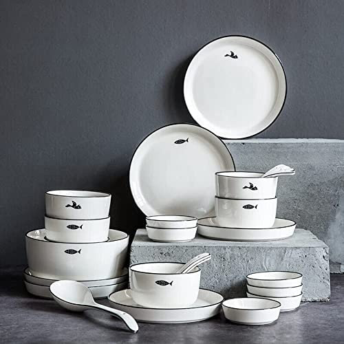 Genérico Juego De Vajilla De Porcelana Nórdica De 32 Piezas Vajillas Completas Baratas