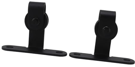 Mini Barn Door Hardware Kit, Barn Door Hardware Kit, Mini Sliding Door Hardware for Wardrobe Cabinet TV Stand