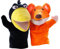 Fenteer 2X Tierhandpuppen Tierplüschspielzeug süße Treps Toys Handpuppen für Rollenspiele erzählen Story Show Theatre Jungen Jungen Mädchen