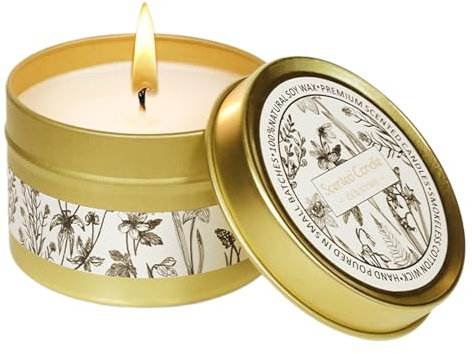 Bougies pour une utilisation en panne, bougies d'éclairage en cire de soja, bougie parfumée à combustion de 20 heures, option de relaxation parfumée sûre, décoration de vacances, utilisation de salle