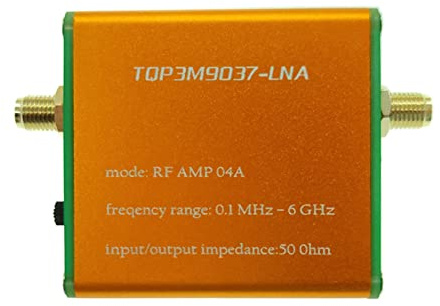 Bortivier 100K-6GHz VollbandverstäRker VorverstäRker Hohe LinearitäT Ultra-Low Noise Gain VerstäRker, Version Ohne Batterie