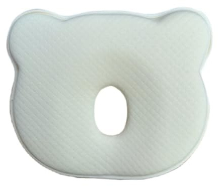 champracer Babykissen Kopfkissen, Kinder Kissen, Neugeborene Memory Foam Reisekissen, Babykissen Gegen Plattkopf, Mini Kissen für Baby Kleinkinder Nacken Lenden und Kniestütze (Beige)