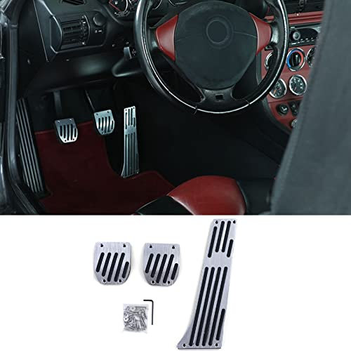 Alu Pedalen Set für Schaltwagen passend für BMW 3er E30 E36 E46 E90 E91 E92 E93