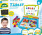 Lena 65712 - Magnet - und Schreibtafel Set My first Tablet, Lernspielset mit 360° drehbarer Tafel, Magnet Buchstaben und Zahlen, Fasermaler und Tafelkreide, Schreiblernset für Kinder ab 3 Jahre