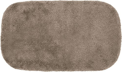 Erwin Müller Badematte, Badteppich Kefalonia rutschhemmend Taupe Größe 80x150 cm - für Fußbodenheizung geeignet, dichter, Flauschiger Floor (weitere Farben, Größen)