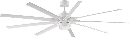 Ventilateur de plafond 214 Cm Faimation Odyn MW blanc Design grande taille avec lampe led