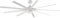 Ventilateur de plafond 214 Cm Faimation Odyn MW blanc Design grande taille avec lampe led